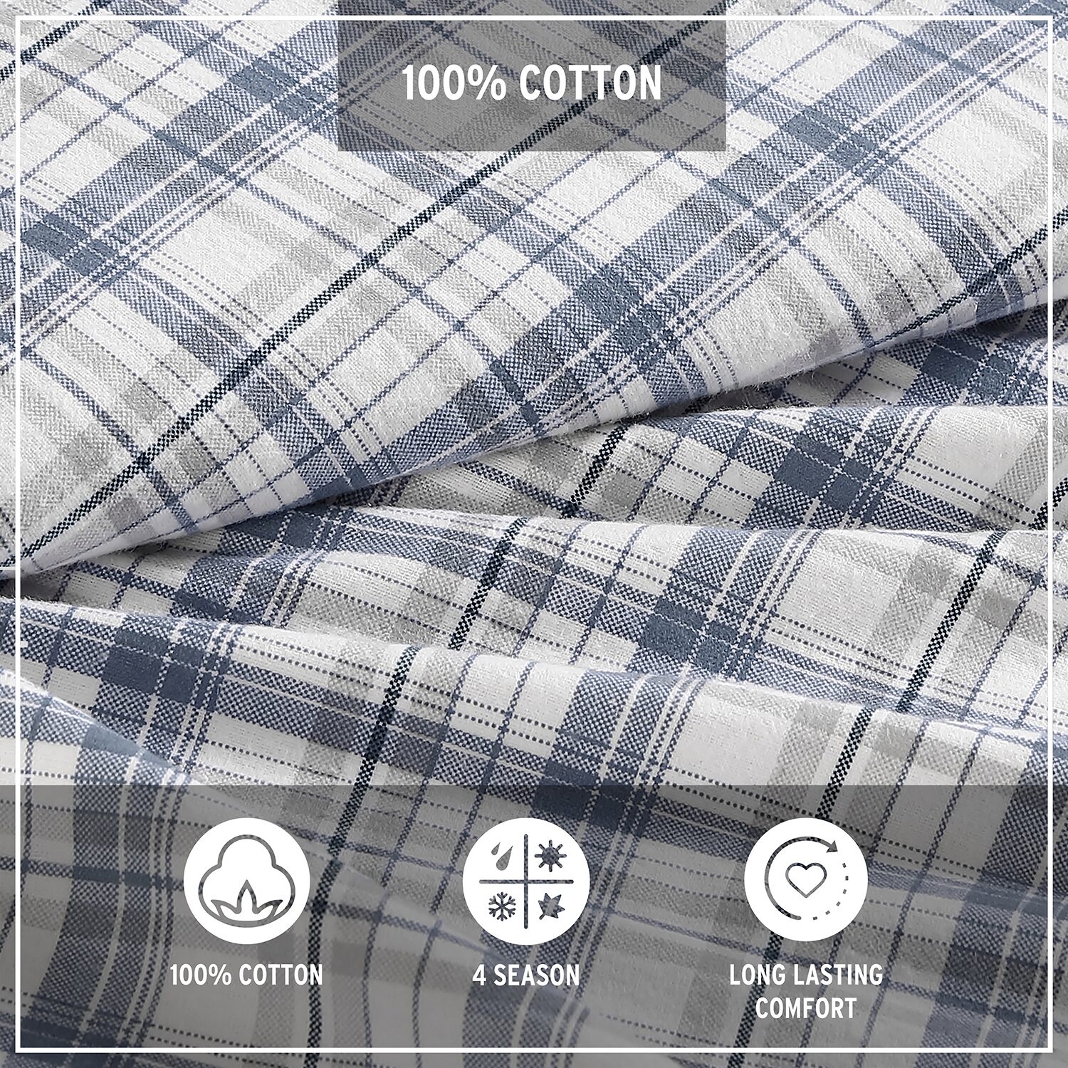 Eddie Bauer Cotton Flannel Sheet Set