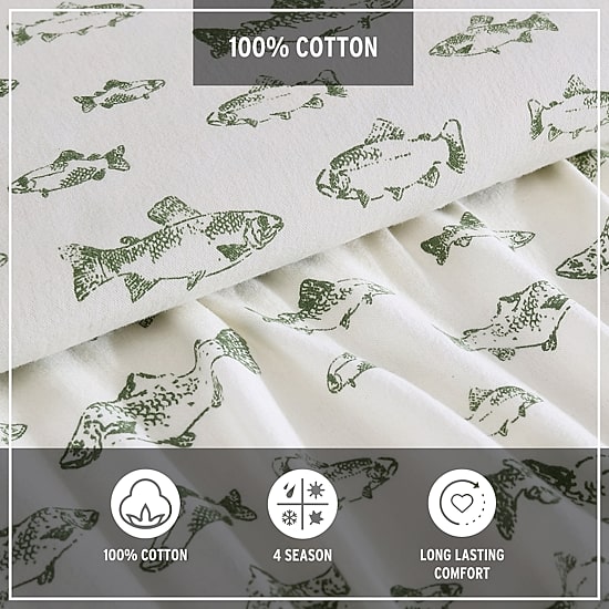 Eddie Bauer Cotton Flannel Sheet Set