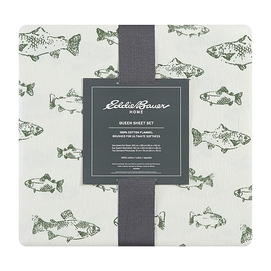 Eddie Bauer Cotton Flannel Sheet Set