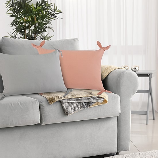 LR Home Aliseh Solid Rectangular Throw Pillow