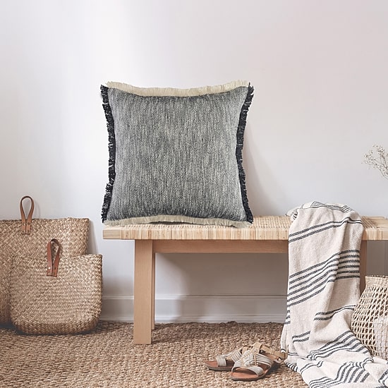 LR Home Cirra Modern Square Throw Pillow