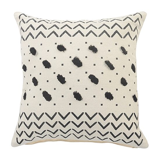 LR Home Beaux Tribal Square Throw Pillow