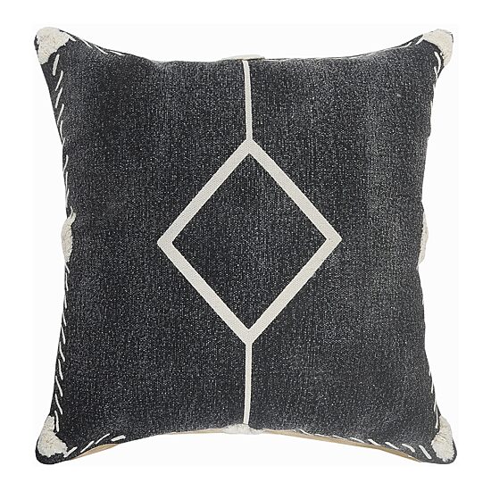 LR Home Bel Fi Diamond Square Throw Pillow
