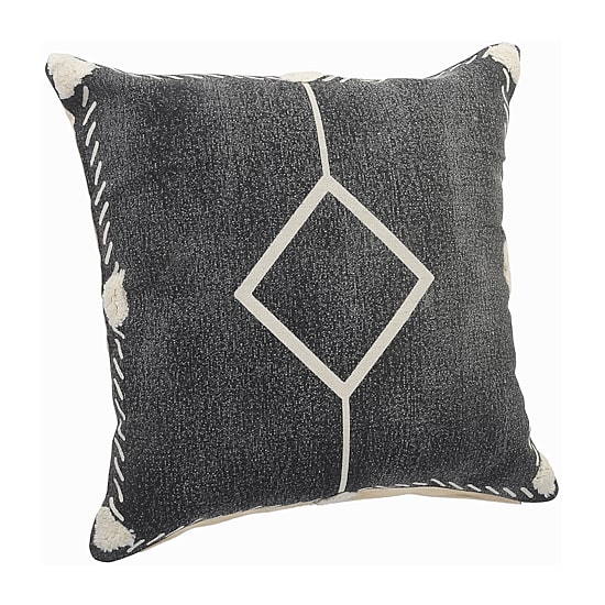 LR Home Bel Fi Diamond Square Throw Pillow
