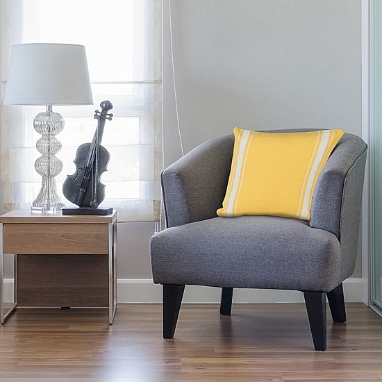 LR Home Fin Geometric Square Throw Pillow