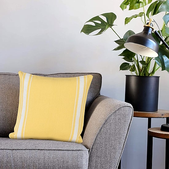LR Home Fin Geometric Square Throw Pillow