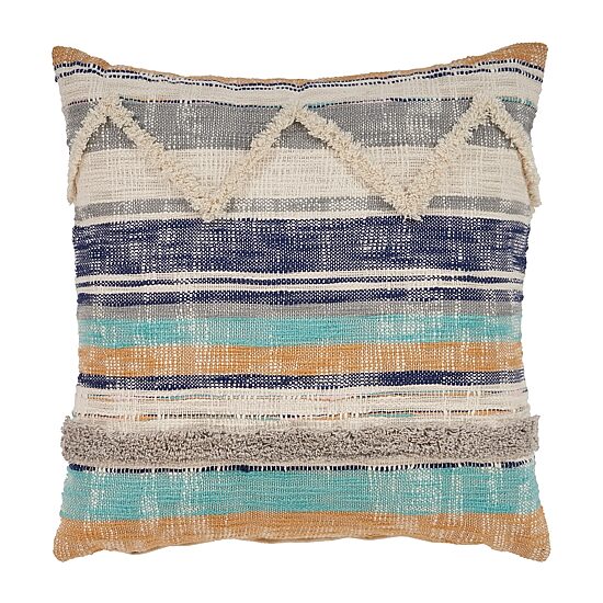 LR Home Erica Stripe Square Throw Pillow
