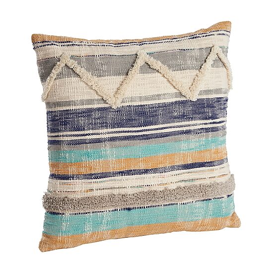 LR Home Erica Stripe Square Throw Pillow