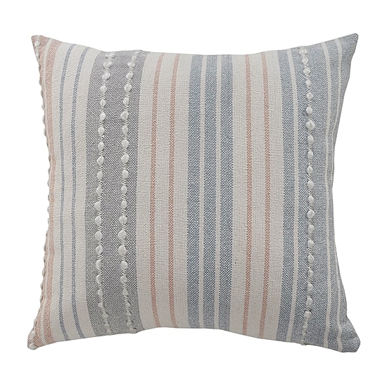 LR Home Jane Stripe Square Throw Pillow