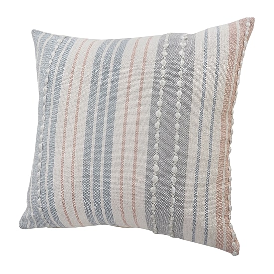 LR Home Jane Stripe Square Throw Pillow