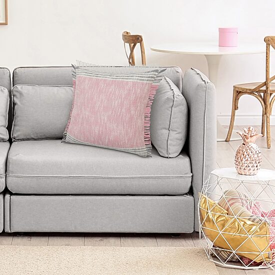 LR Home Jan Aby Stripe Square Throw Pillow