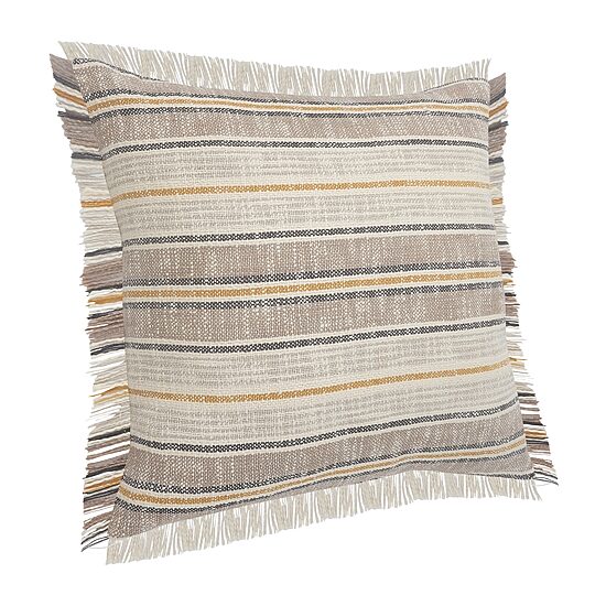 LR Home Jan Dia Stripe Square Throw Pillow