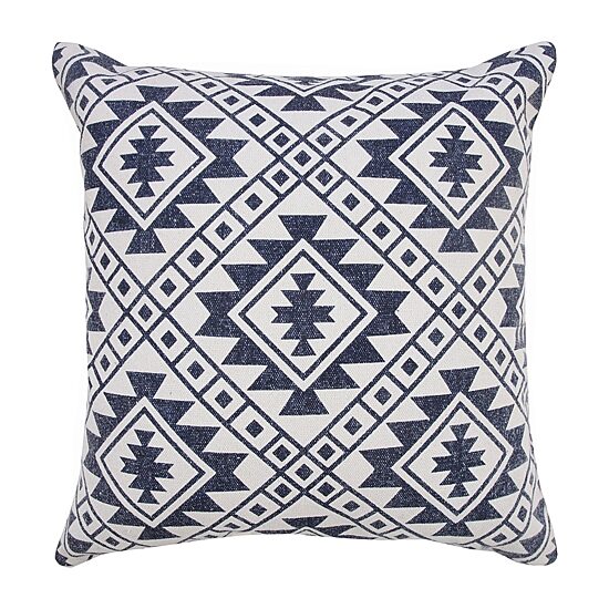 LR Home Dutt Geometric Square Throw Pillow