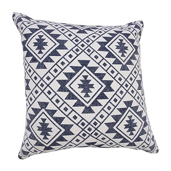 LR Home Dutt Geometric Square Throw Pillow