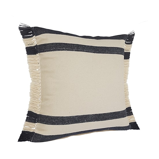 LR Home Mistaus Stripe Square Throw Pillow