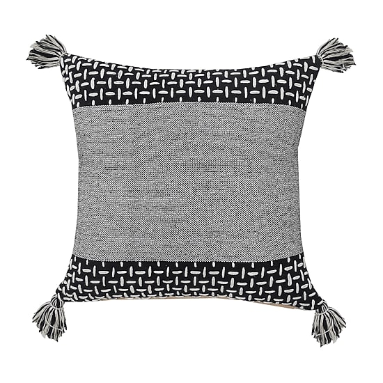 LR Home Mani Geometric Square Throw Pillow