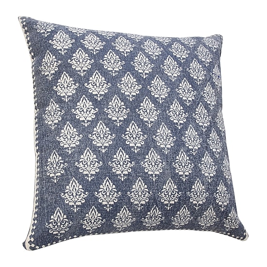 LR Home Ara Border Set Square Throw Pillow
