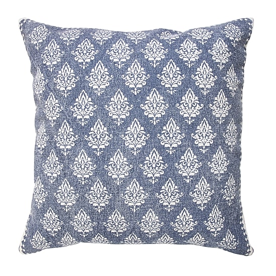 LR Home Ara Border Set Square Throw Pillow