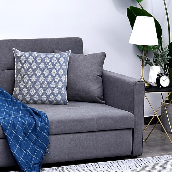 LR Home Ara Border Set Square Throw Pillow