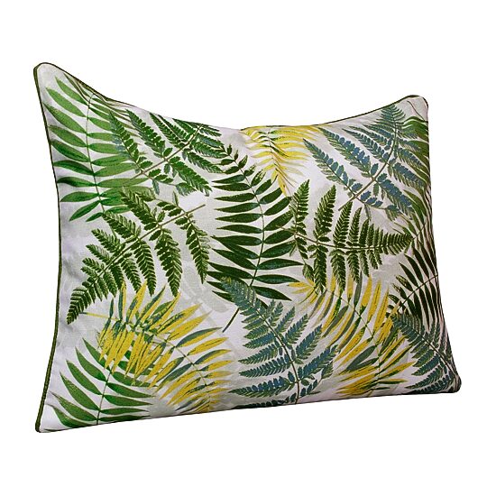LR Home Ren Fir Floral Square Throw Pillow