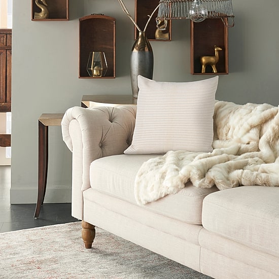 LR Home Smith Stripe Square Throw Pillow