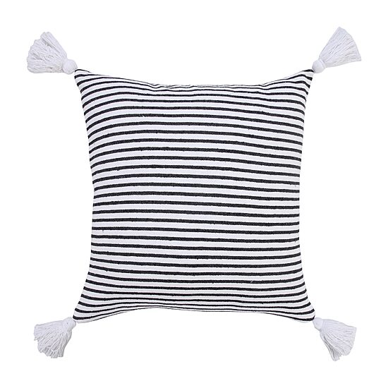 LR Home Finn Stripe Square Throw Pillow