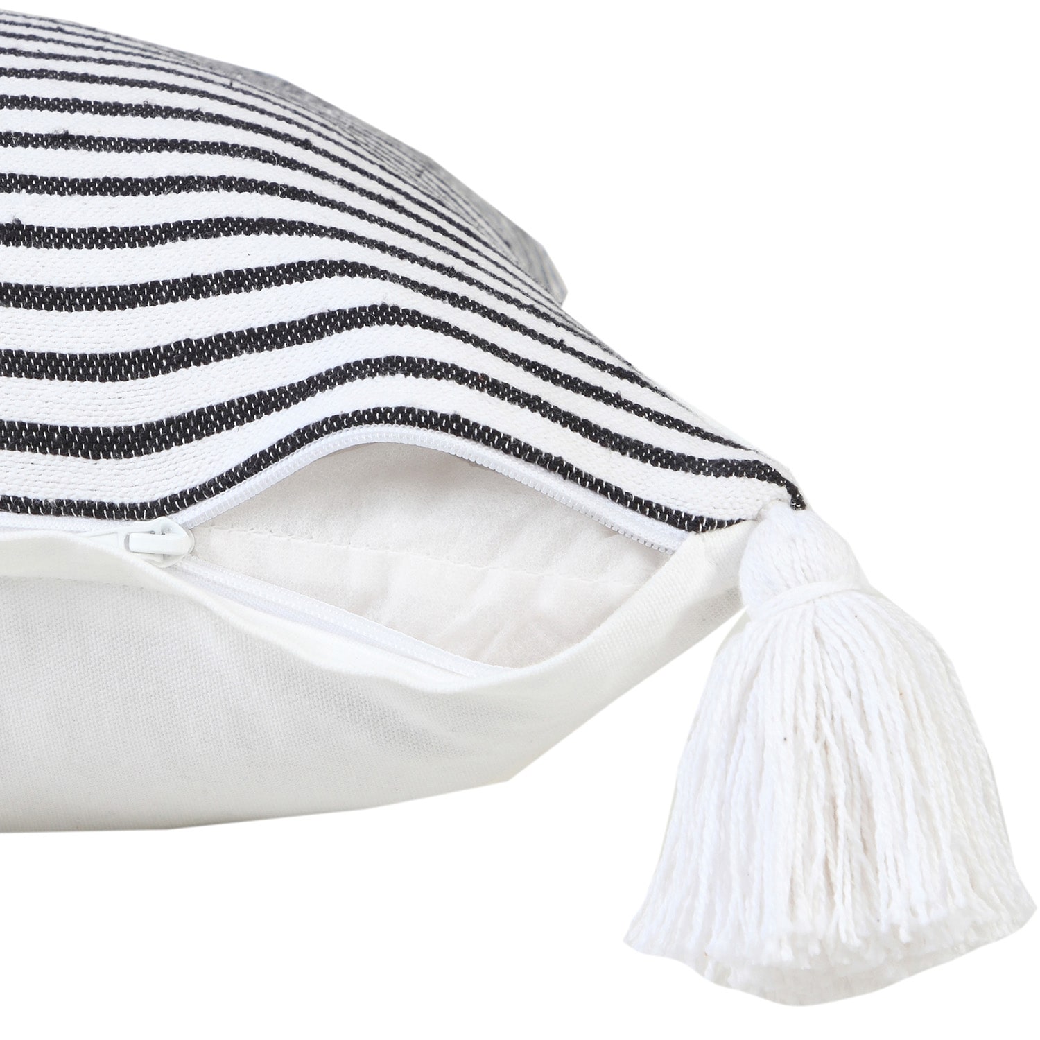 LR Home Finn Stripe Square Throw Pillow