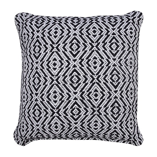 LR Home Riss Geometric Square Throw Pillow