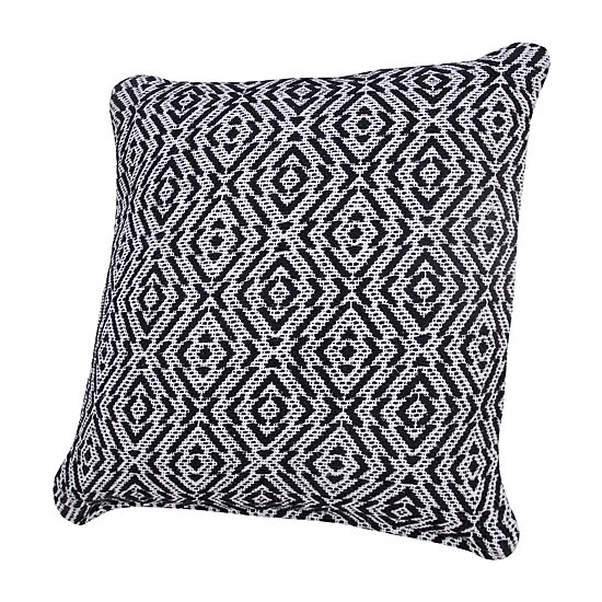 LR Home Riss Geometric Square Throw Pillow