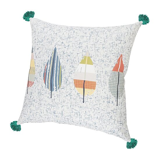 LR Home Ross Geometric Square Throw Pillow