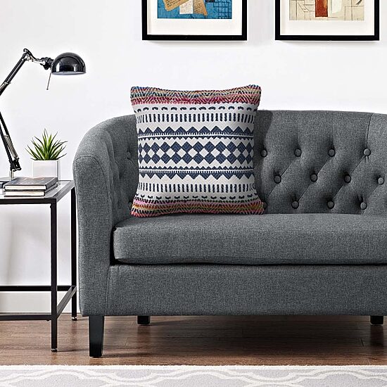 LR Home Brielle Tribal Square Throw Pillow