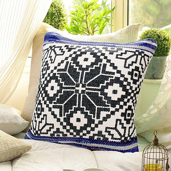 LR Home Kir Geometric Square Throw Pillow