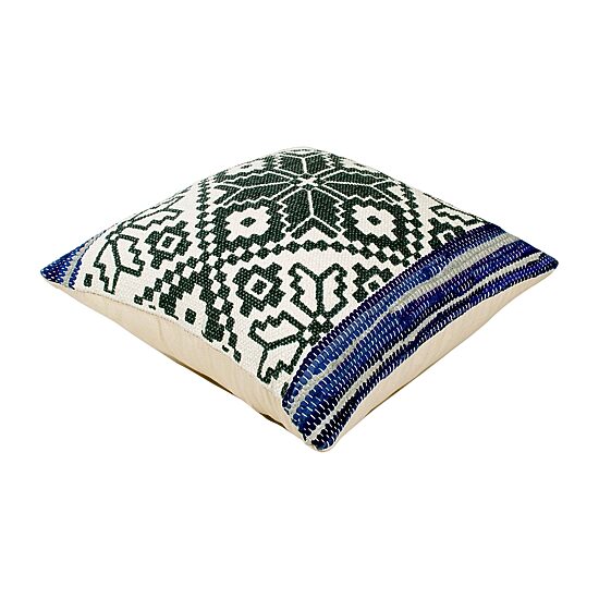 LR Home Kir Geometric Square Throw Pillow