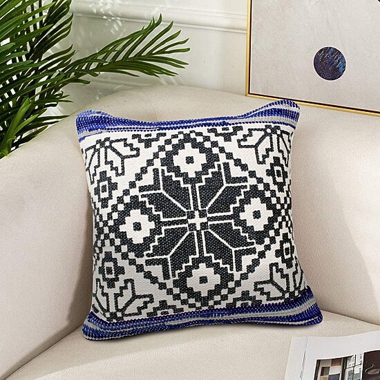 LR Home Kir Geometric Square Throw Pillow
