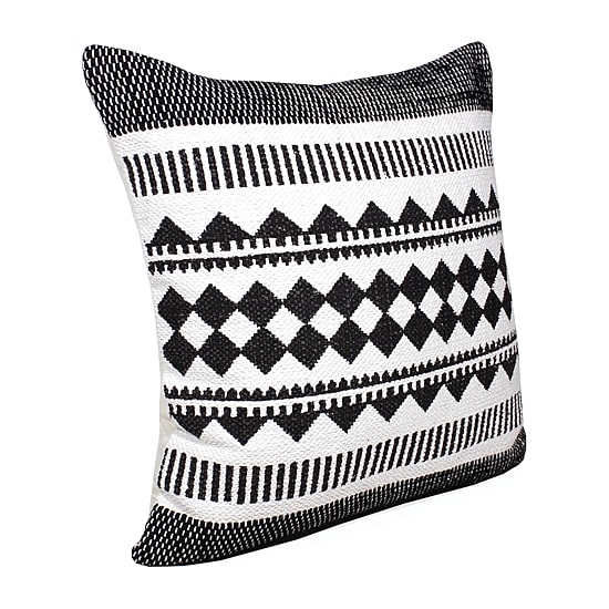 LR Home Koum Geometric Square Throw Pillow