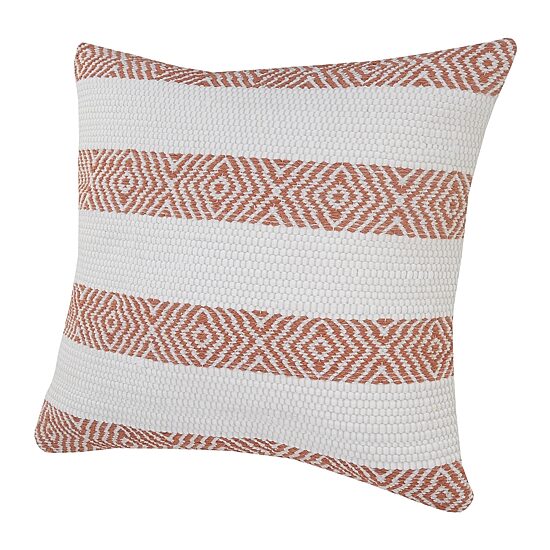 LR Home Ton Geometric Square Throw Pillow