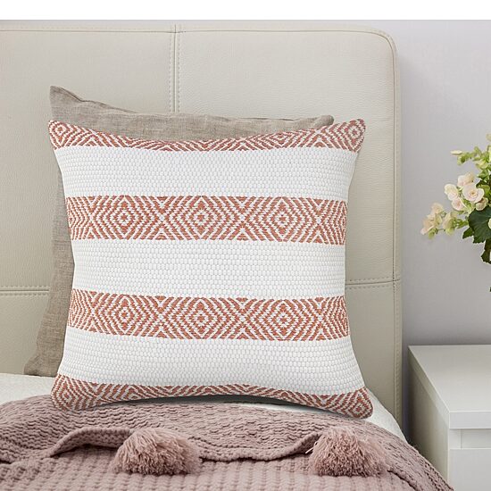 LR Home Ton Geometric Square Throw Pillow