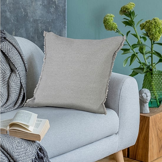 LR Home Vanita Solid Square Throw Pillow