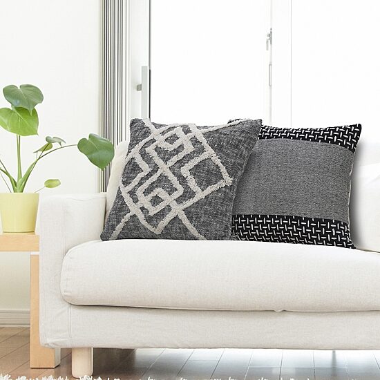 LR Home Liv Geometric Square Throw Pillow