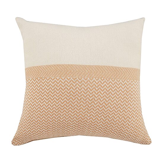 LR Home Zinna Chevron Square Throw Pillow
