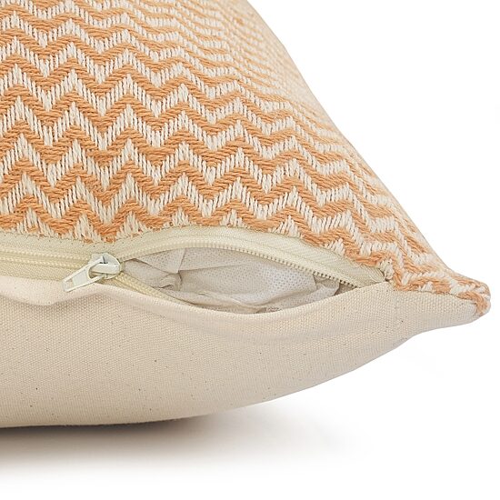 LR Home Zinna Chevron Square Throw Pillow