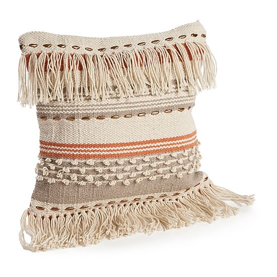 LR Home Zill Stripe Square Throw Pillow