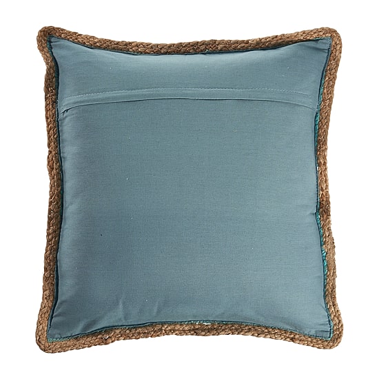 LR Home Abeje Bordered Square Throw Pillow