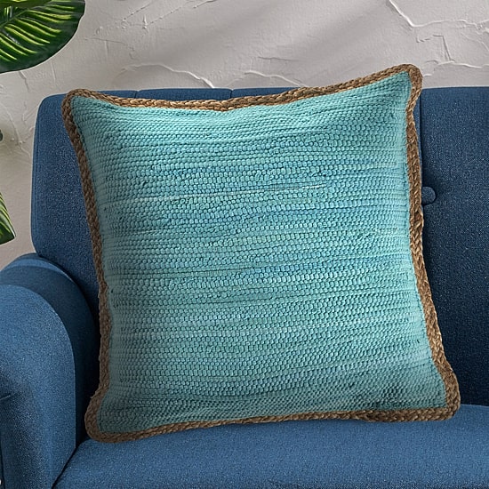 LR Home Abeje Bordered Square Throw Pillow