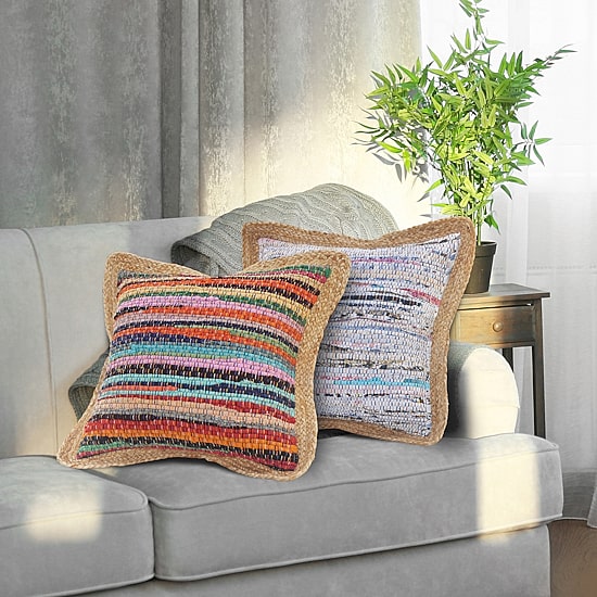 LR Home Eanna Abstract Square Throw Pillow