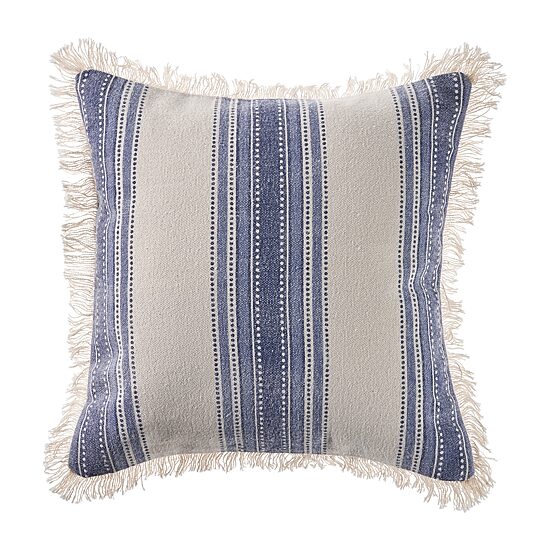 LR Home Palma Stripe Square Throw Pillow