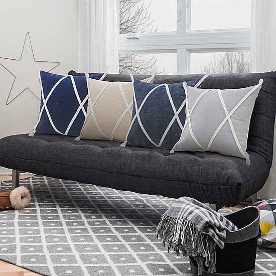 LR Home Paol Geometric Square Throw Pillow