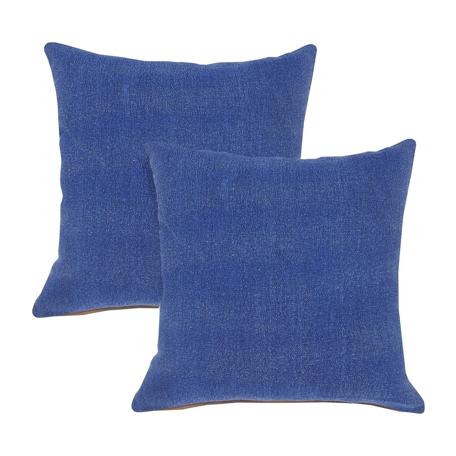 LR Home Bea Solid Set Square Throw Pillow
