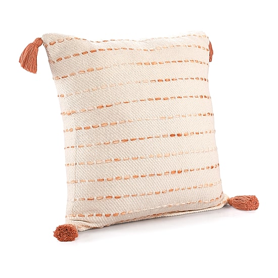 LR Home Lyn Stripe Square Throw Pillow