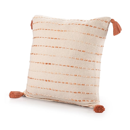 LR Home Lyn Stripe Square Throw Pillow